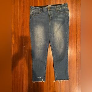 Wit & Wisdom jeans, raw hem size 14